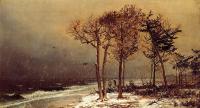 Richards, William Trost - Snow Storm, Atlantic City